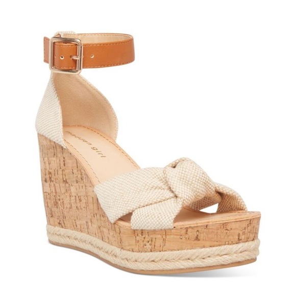 Madden Girl Cork Wedges Open Toe Sandal - Picture 11 of 11
